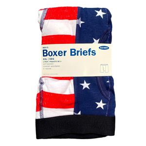 Mens USA Flag Boxer Briefs - Size XXL - Old Navy - NWT
